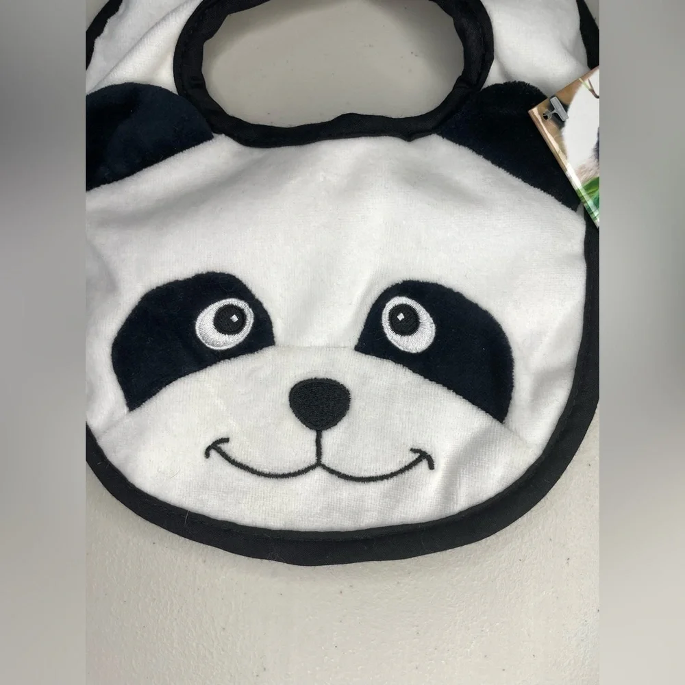 Baby Bib Panda Smithsonian National Zoological Park AURORA WORLD Bib Baby 🆕 BIB